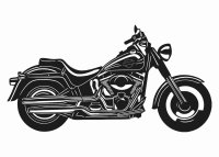 Dřevěný obraz na stěnu - Chopper
