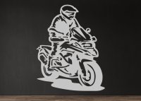 Dřevěný obraz na stěnu – Sportovní motorka