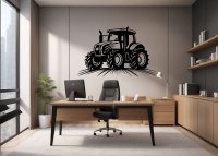 Dřevěný obraz na stěnu – Traktor