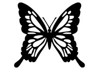 Dřevěný obraz – Motýl