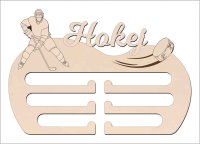 Věšák na medaile - Hokej
