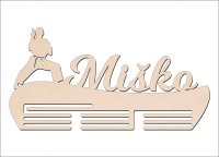 Věšák na medaile - Karate