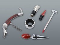 Set na víno 5 ks + šachy