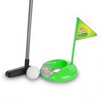 Golfový hrnek s perem a míčkem