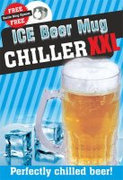 Ledový pivní pohár CHILLER XXL - 650ml klasický + otvírák