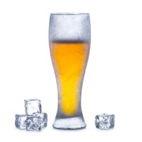 Velký chladící pivní pohár 650ml výplň voda