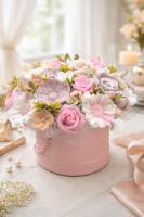 Mýdlová kytice v dárkovém boxu