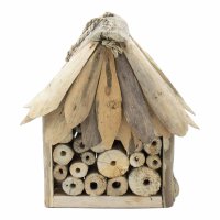 Dvojitý úl pro včely a hmyz z naplaveného dřeva