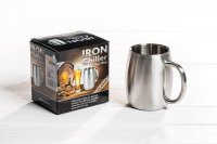 Hrnek na pivo IRON CHILLER (dvojitá stěna) - klasický