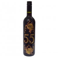 Dárkový set víno + pohár k 55. narozeninám
