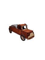 Dřevěný stojan auto s lahví
