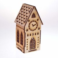Dřevěný domeček 15,5 cm