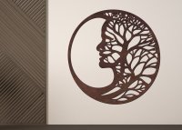 Strom života Silueta přírody