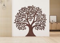 Dřevěný strom života na zeď – Nekonečné větve
