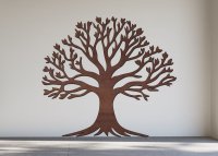 Dřevěný strom života na zeď – Strom rovnováhy