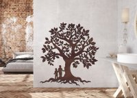 Dřevěný strom života na zeď – Rodinné kořeny