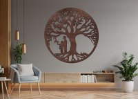 Dřevěný strom života - Rodinný motiv