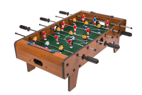 Dřevěný stolní fotbal s nohami