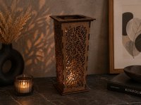 Dřevěný lampáš – Strom života světla