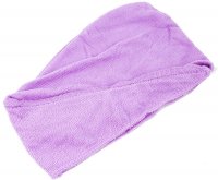 Ručník na vlasy fialový turban