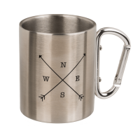 Nerezový termos-hrnek s karabinou 260ml - Stan