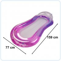 BESTWAY nafukovací matrace na plavání - fialová