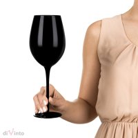 Obrovská sklenice na víno diVinto - černá
