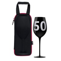 Obrovská sklenka na víno k 50. narozeninám