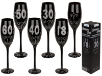 Výroční sklenice na šampaňské - k 30. narozeninám