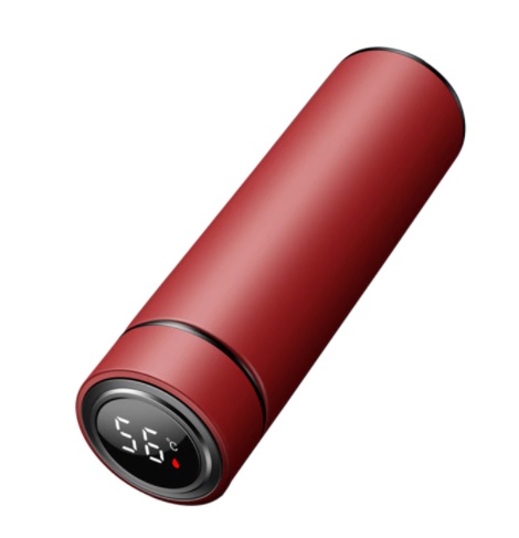 Termoska s LED ukazatelem teploty bordó 500 ml