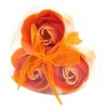Sada 3 Mýdlových Květů - Broskvová Růže