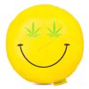 Polštář smajlík cannabis