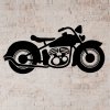 Dřevěný obraz na zeď - Motorka