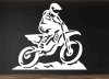 Dřevěný obraz na zeď – MotoCross