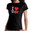 Vtipné tričko - I love Men XL
