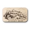 Dřevěná magnetka Spišský hrad - historická dominanta Slovenska