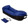 Samonafukovací lehátko Lazy Bag Sofa  - černo - modré 200 x 70 cm