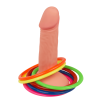 Hra vrhání kroužků na penis