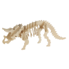 Přírodní dřevěné 3D puzzle - Dinosaurus