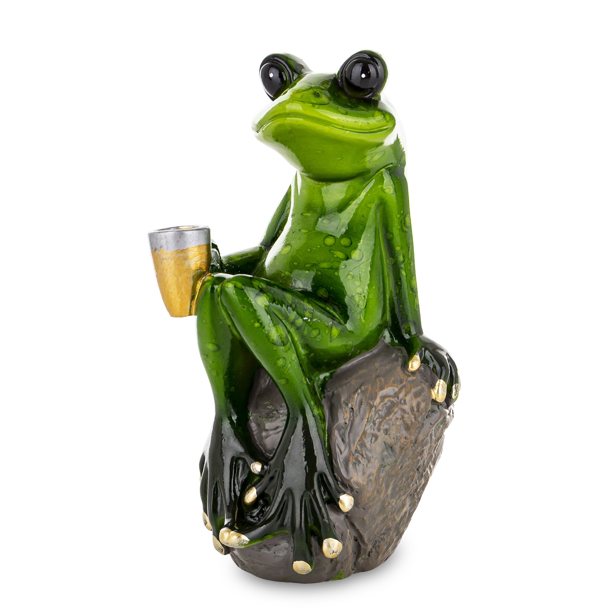 Keramická žabka s pivem